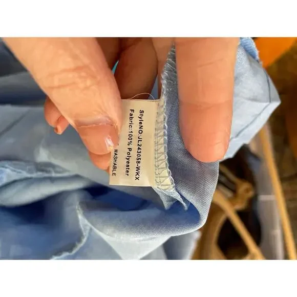 Hixiaohe Women Shirt Dress Casual Sleeveless Mini Dress Beach Flowy Sundresses L - Picture 8 of 10